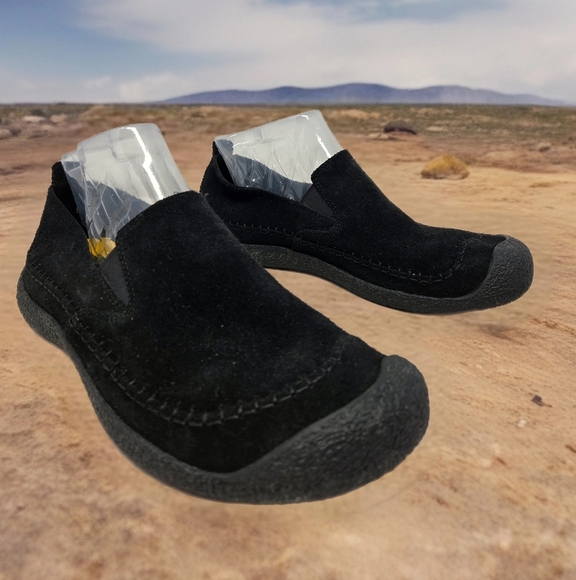 Keen Other - Keen Mens Howser Outdoor  Suede Slip Ons Shoes Sz 8.5 Roomy Comfort Easy On Off
